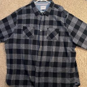 Flag & Anthem 3XL Grey/Black Flannel L/S Shirt